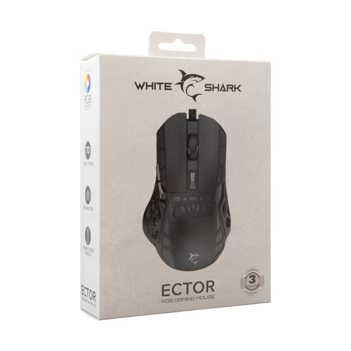 White Shark MIŠ GM-5016 ECTOR / 12.000 DPI - Crni slika 7