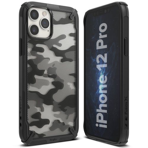 Ringke Fusion X Design futrola za iPhone 12 Pro / iPhone 12 Camo slika 3