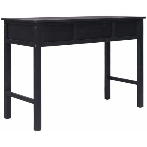 Konzolni stol crni 110 x 45 x 76 cm drveni slika 40