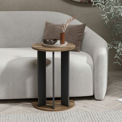 Ema - Walnut, Anthracite Walnut
Anthracite Side Table slika 2