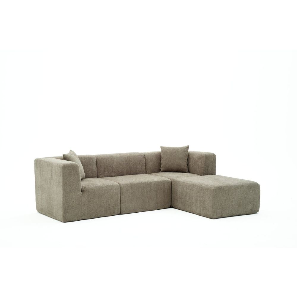 Ugaona Sofa Raks - Siva slika 6