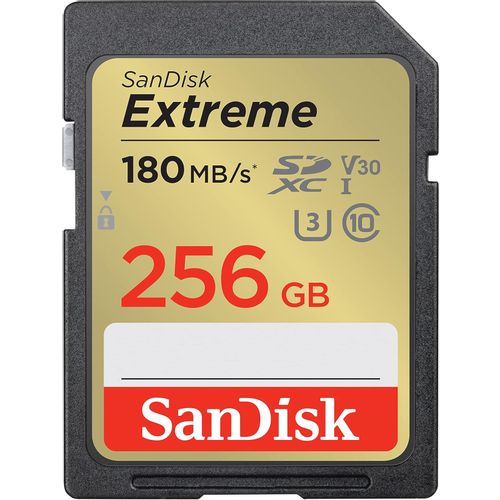 SanDisk Extreme PLUS SDHC memorijska kartica od 128GB, 180MB/s i 130MB/s čitanje/pisanje, UHS-I, Class 10, U3, V30 slika 3