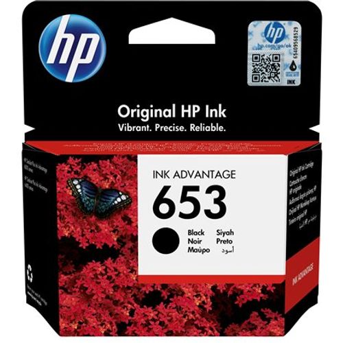HP 653 Black Original Ink Advantage Cart 3YM75AE#BHK slika 1