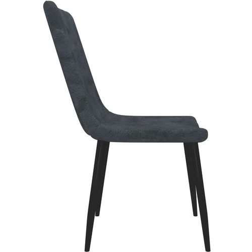 Blagovaonske stolice od umjetne kože 4 kom crne slika 11