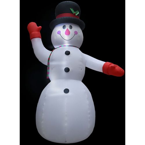 Božićni snjegović na napuhavanje LED IP44 600 cm XXL slika 23