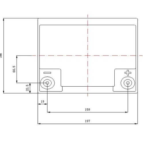 NPP NPG12V-38Ah, GEL BATTERY, C20=38AH, T14,197*165*174*174, 11KG, Light grey slika 1