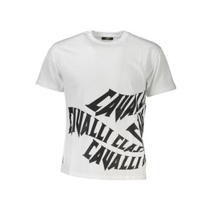 CAVALLI CLASS T-SHIRT SHORT SLEEVE MAN WHITE