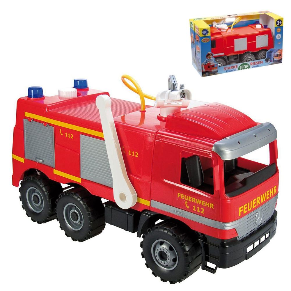 LENA Powerful Giants Vatrogasno vozilo Actros 63cm slika 1
