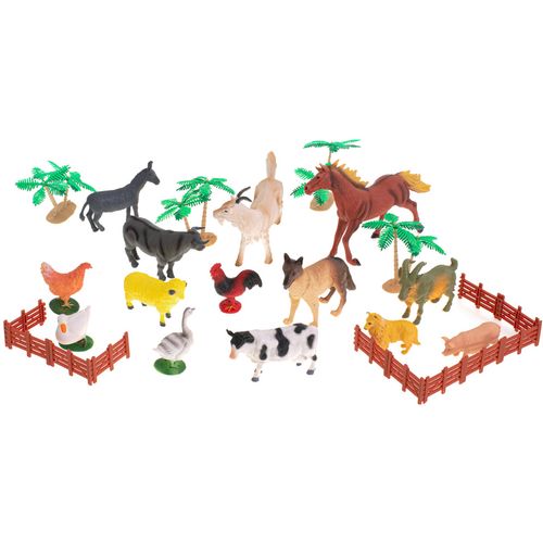 Edukativne figurice životinje na farmi 14 komada s dodacima slika 3