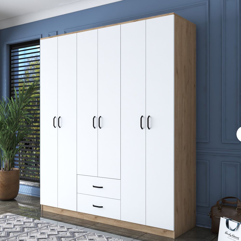 Ormar BA113 - 2337 Walnut u Bijeloj Boji slika 1