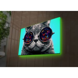 4570DACT-61 Multicolor Decorative Led Lighted Canvas Painting