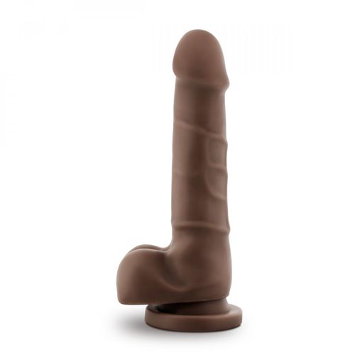 Dildo Dr. Skin, 20 cm, tamno smeđi slika 1