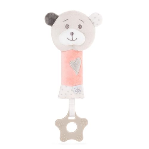 Amek zvečka Bear 16 cm - Pink slika 1