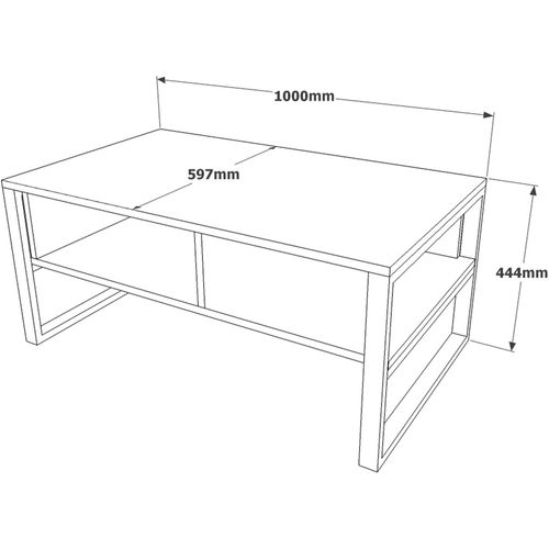 Hanah Home ML34-A Atlantic Pine Coffee Table slika 5