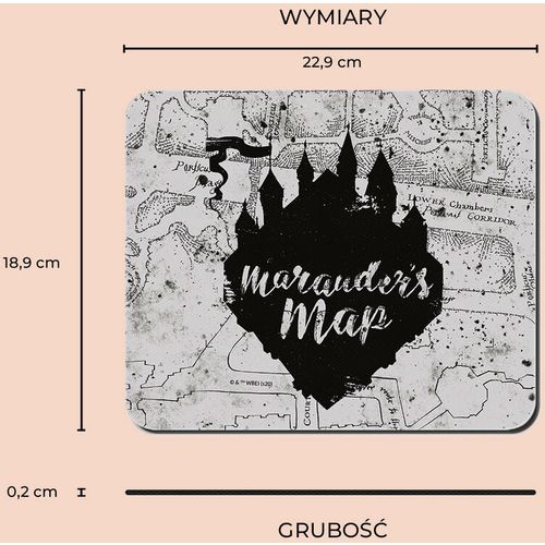 Harry Potter Marauders Map mouse pad slika 4