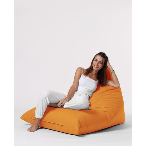 Atelier Del Sofa Vreća za sjedenje, Pyramid Big Bed Pouf - Orange slika 4