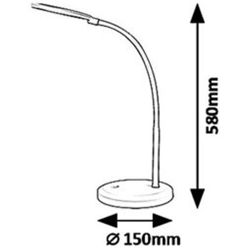 Rabalux Timothy stona LED 7,5W, crna slika 4