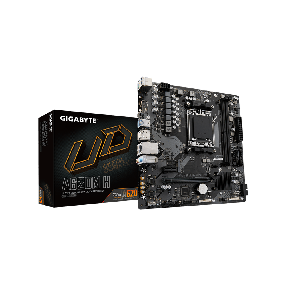 GIGABYTE MB A620M H 1.0AMD A620;AM5;2xDDR5;M.2RAID;HDMI,DP,mATX slika 1