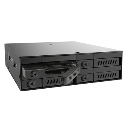 CHIEFTEC CMR-425 4 x 2.5" SATA crna fioka za hard disk slika 1