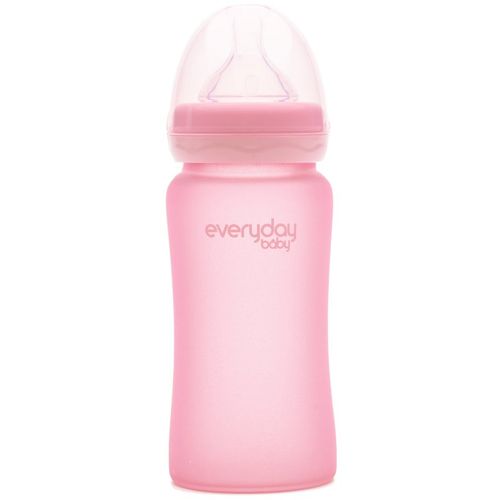 Everyday baby staklena bočica, 240ml Healthy+ , Roza slika 1