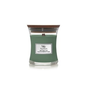 WOODWICK CLASSIC MINI, svijeća mirisna Mint leaves & oak 