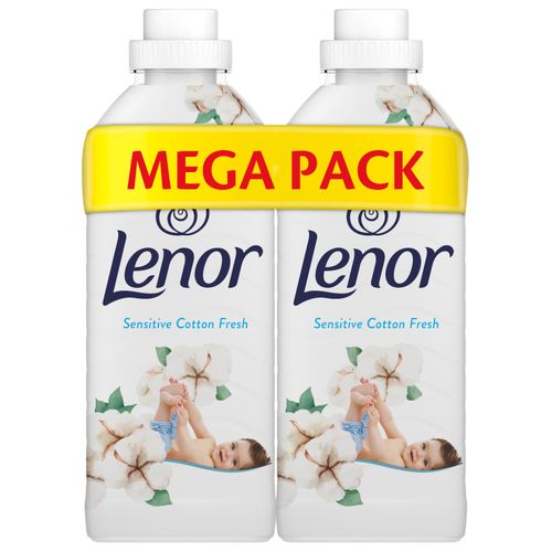 Lenor Sensitive Cotton Fresh omekšivač 2x925ml slika 1