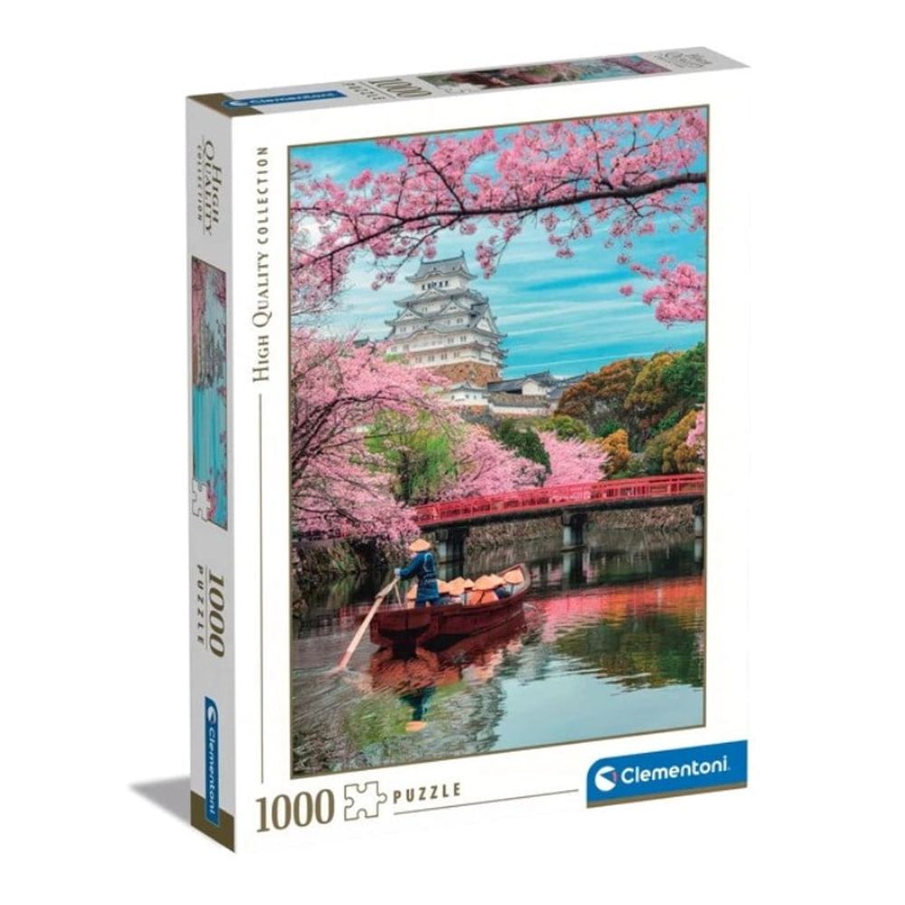 Clementoni Puzzle CL39819 Himeji dvorac u proljeće 1000kom slika 1