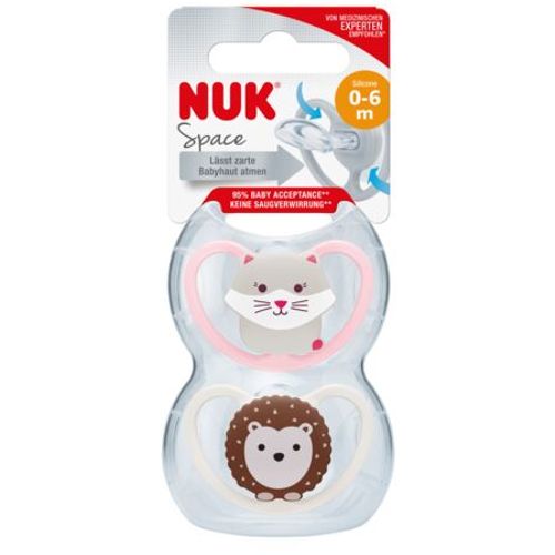 NUK duda varalica - silikon Space s1 (0-6m), 2 kom/box 10730313 slika 9