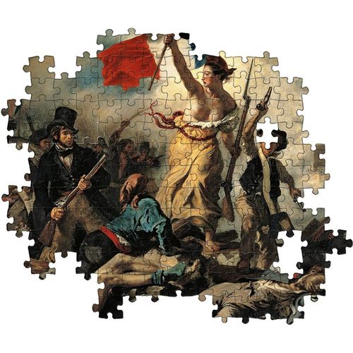 Clementoni Puzzle 1000 delova Delakroa Sloboda predvodi narod slika 3