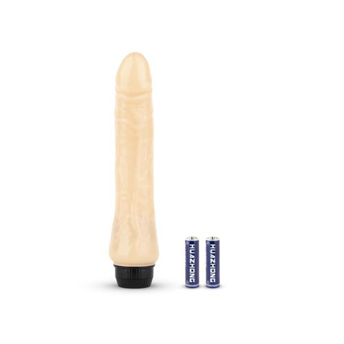 Ukrivljeni vibrator Jelly Passion, kožne boje slika 4