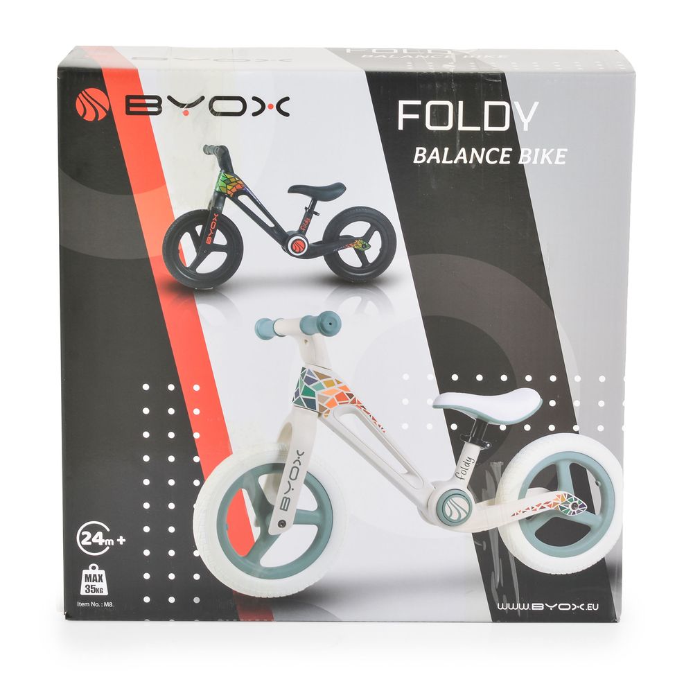 Byox Balans bicikl Foldy 12”, Black slika 14