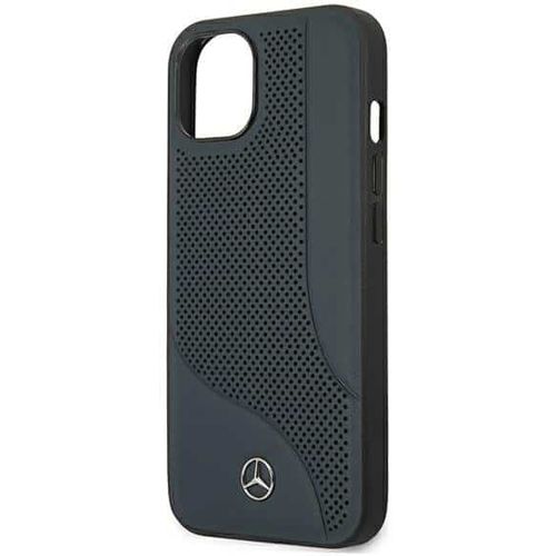 Mercedes originalna futrola za iPhone 13 hardcase sa kožnom perforiranom površinom slika 6