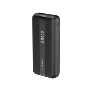 TELLUR POWER BANK PBC203, 20000mAh, 2xUSB+TYPE-C+MICROUSB, BLACK