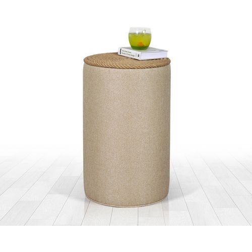 Filika - Cream Cream Pouffe slika 1