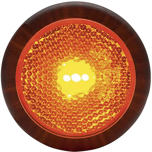 WAS bočna svjetiljka za označavanje rubova  odsevno svjetlo, reflektor, stražnje svjetlo iza 12 V, 24 V narančasta slika 6