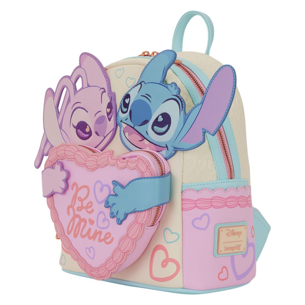Mochila Be Mine Angel & Stitch Disney Loungefly slika 1