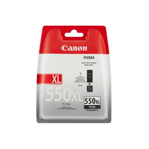 INK JET CANON PGI-550BK XL IP7250 BLACK 22ML #6431B001 slika 1