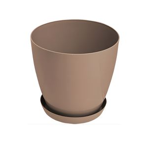 Saksija LUX 22cm sa podmetacem moka