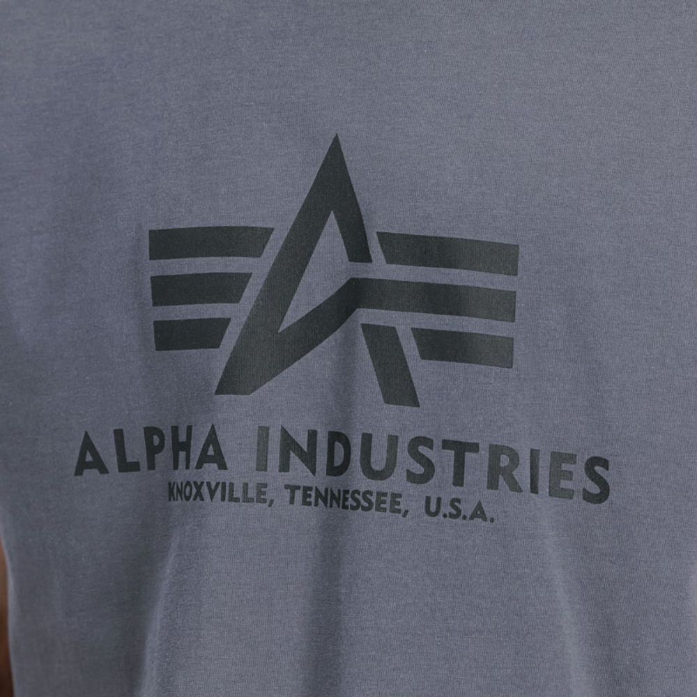 Alpha Industries Muška majica kratkih rukava Basic, Siva slika 7