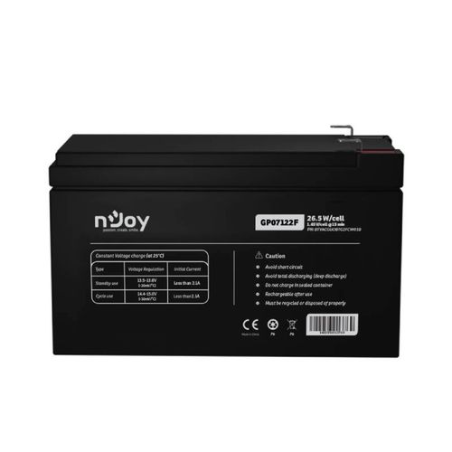 NJOY GP07122F baterija za UPS 12V 7Ah (BTVACGUOBTG2FCW01B) slika 1