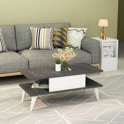 Beta - Black, White Black
White Coffee Table slika 1