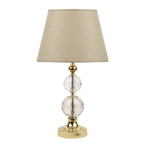 Gold Crystal 2 - Beige Beige Lamp Shade