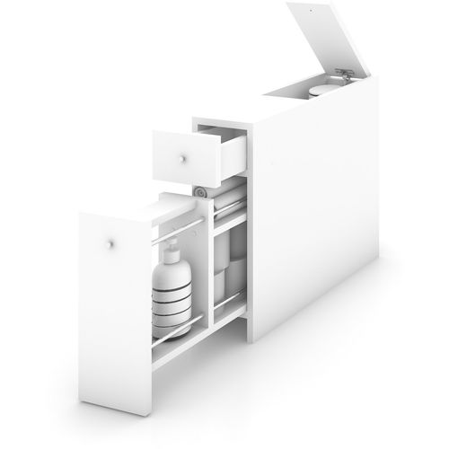 Smart - White White Bathroom Cabinet slika 4