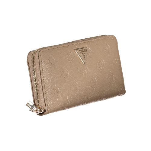 GUESS JEANS WOMEN'S WALLET BEIGE slika 3