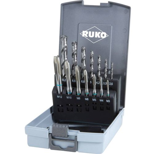 RUKO 245048RO komplet strojnih ureznika navoja 14-dijelni  metrički    DIN 371, DIN 376 HSS  1 Set slika 1