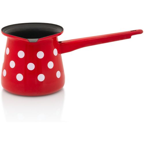 Metalac džezva s kljunom red dots 11cm / 0,70lit. slika 1