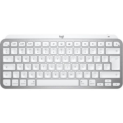 LOGITECH MX Keys Mini For Mac Minimalist Wireless Illuminated Keyboard - PALE GREY - Croatian layout slika 1