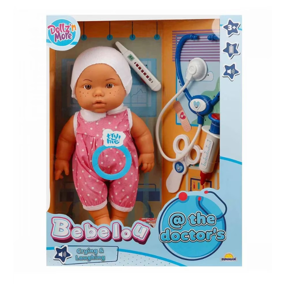 SUNMAN Bebelou Lutka @The Doctor's 35cm sa Zvučnim Funkcijama, Sorto slika 2