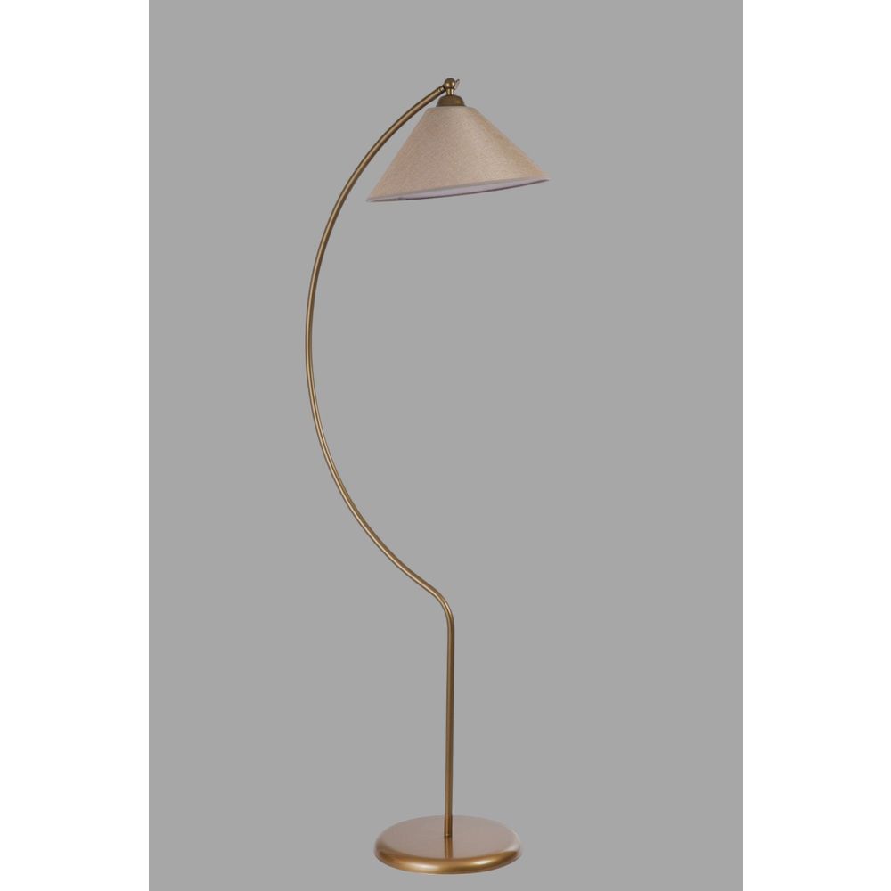 Opviq Podna lampa 579, bež, zlatna slika 3