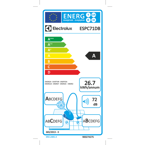 Electrolux usisavač ESPC71DB SilentPerformer Cyclonic slika 4